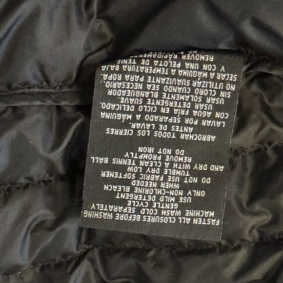 Heatkeeper black puffer packable zip front detachable hooded Parka Size XL - Picture 9 of 10